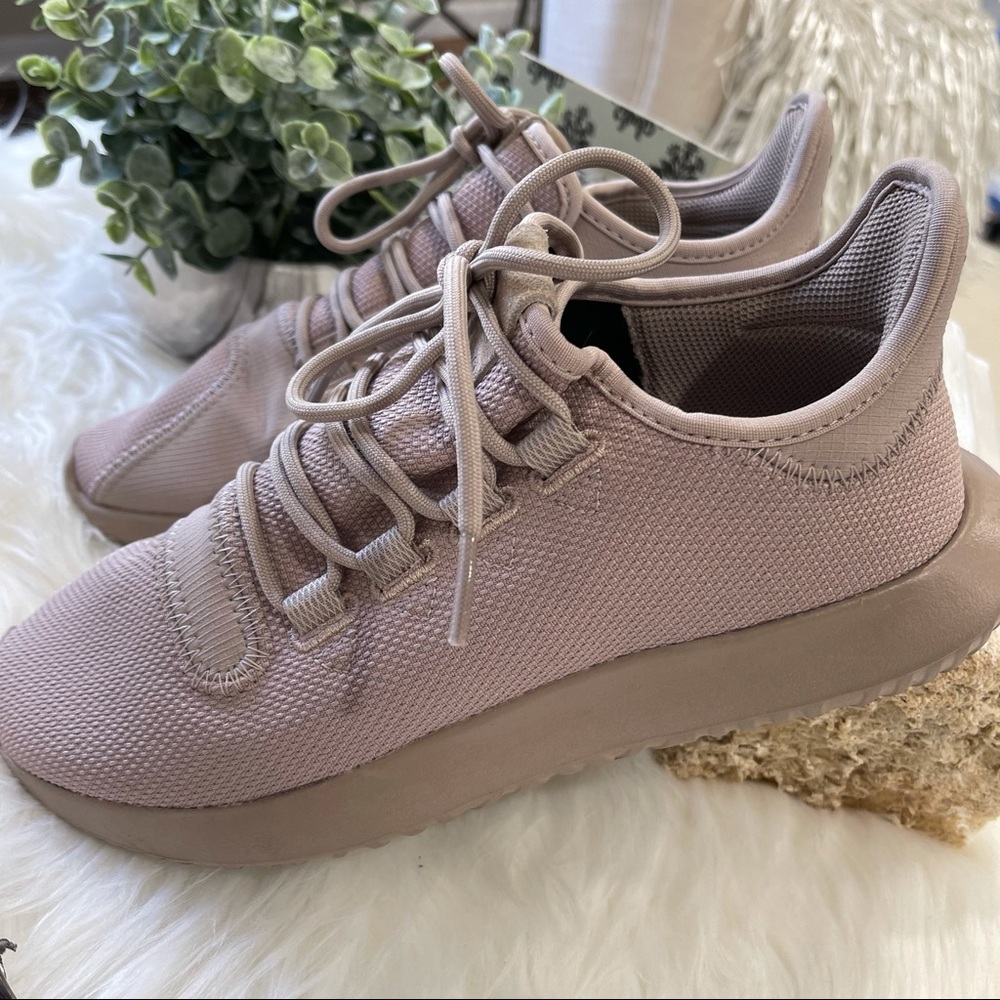KIDS ADIDAS sneakers 6 1/2 NEUTRAL colored sporty - Picture 8 of 10